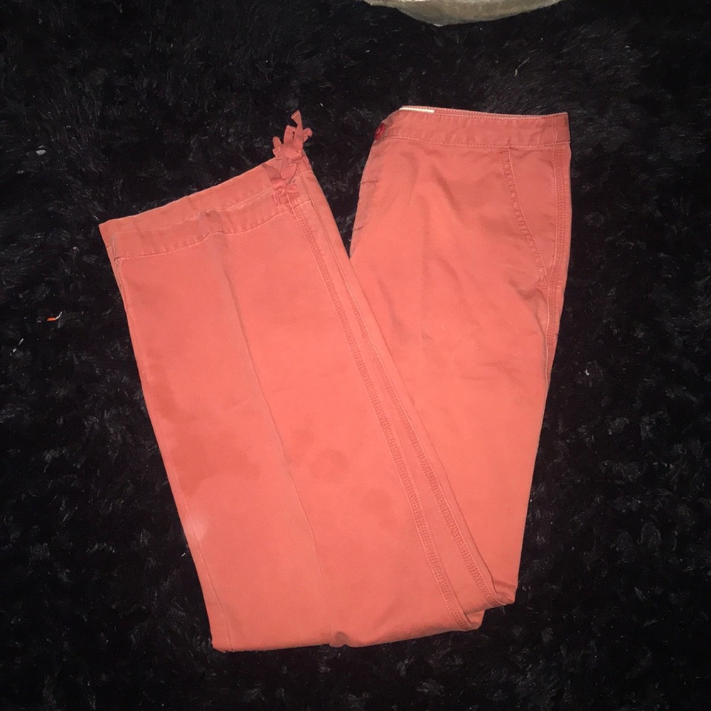 vintage pants with draw strings on both leg holes